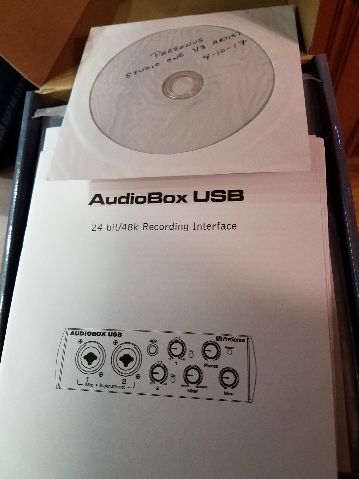 PreSonus AudioBox USB 2X2 Audio Interface w/Studio One