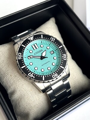 New! Citizen Promaster Watch NJ0170-83X Automatic Blue Dial Silver Steel