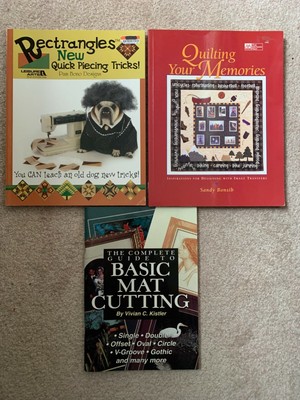 2 Quilt books and matt Cutting book-  see pictures and descriptions