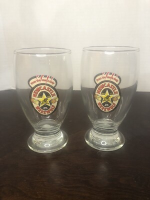 New Castle Werewolf Blood Red Ale Glasses Set Of 2