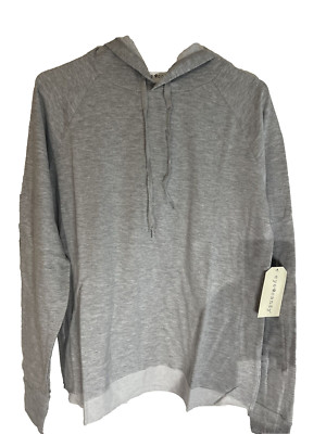 Eye Candy Women's Long Sleeve Hoodie Cropped Size M. Gray new