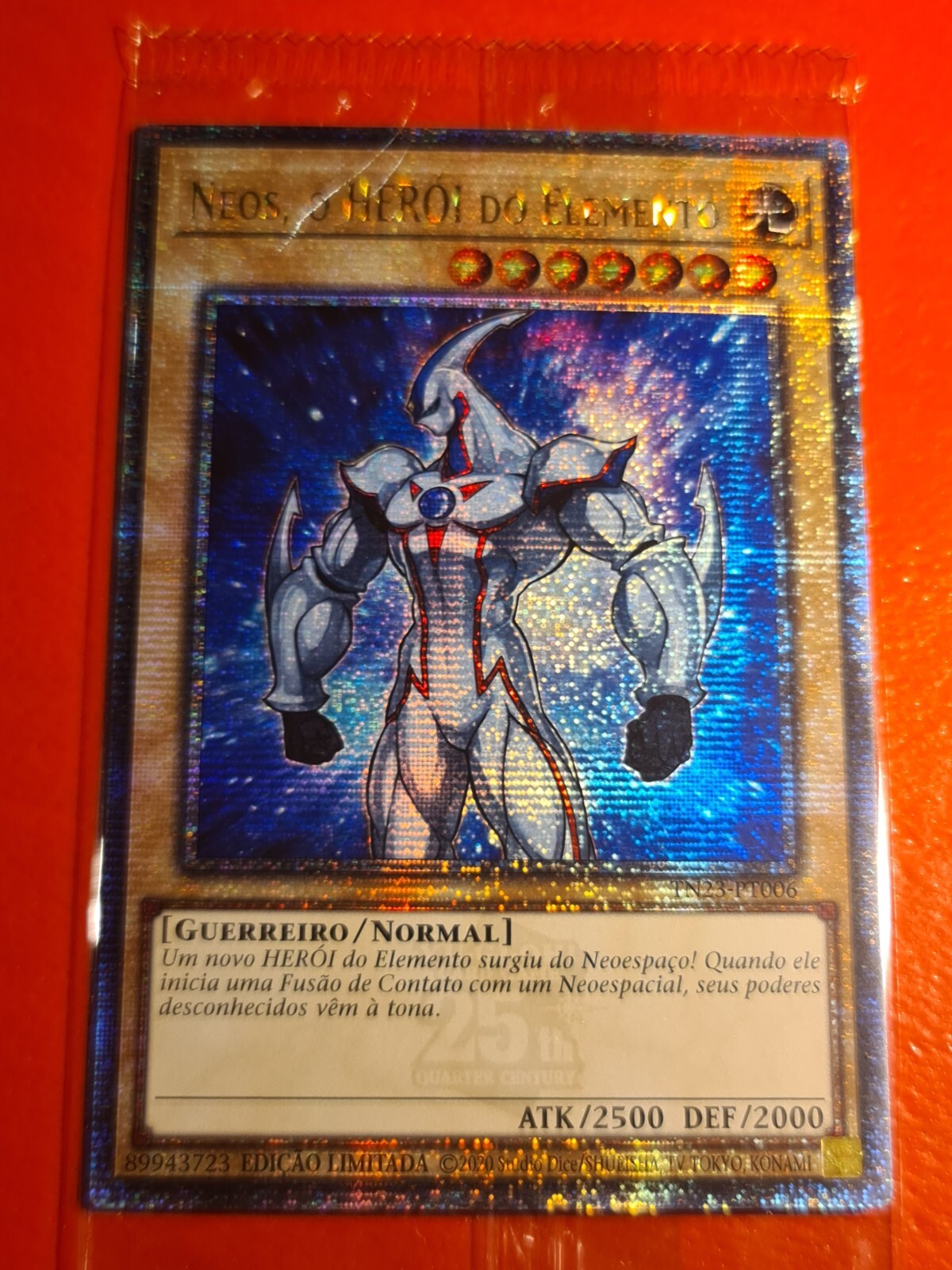Elemental HERO Neos○Quarter Century Secret Rare○TN23○2023 Elemental HERO Neos○Quarter Century Secret Rare○TN23○2023
