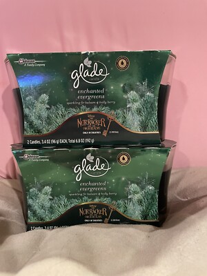 4 Glade Limited Edition Nutcracker Enchanted Evergreen candles