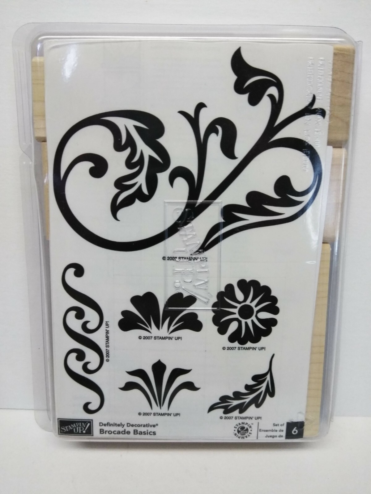 New RARE Stampin` Up! Definitely Decorative Brocade Basics 200...