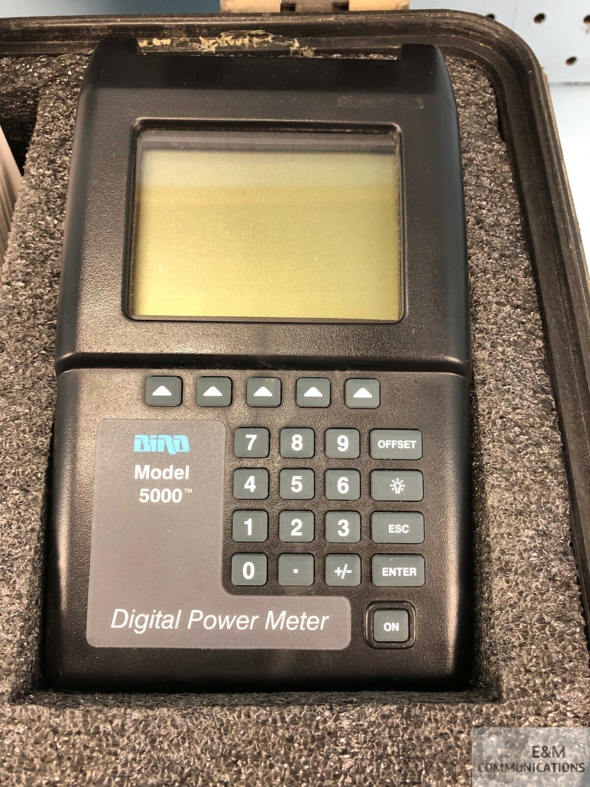 BEC-5000 BIRD MODEL 5000 DIGITAL POWER METER W/ 5011 TERMINATING POWER SENSOR A7