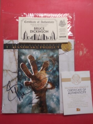 Bruce Dickenson Signed Mandrake Project