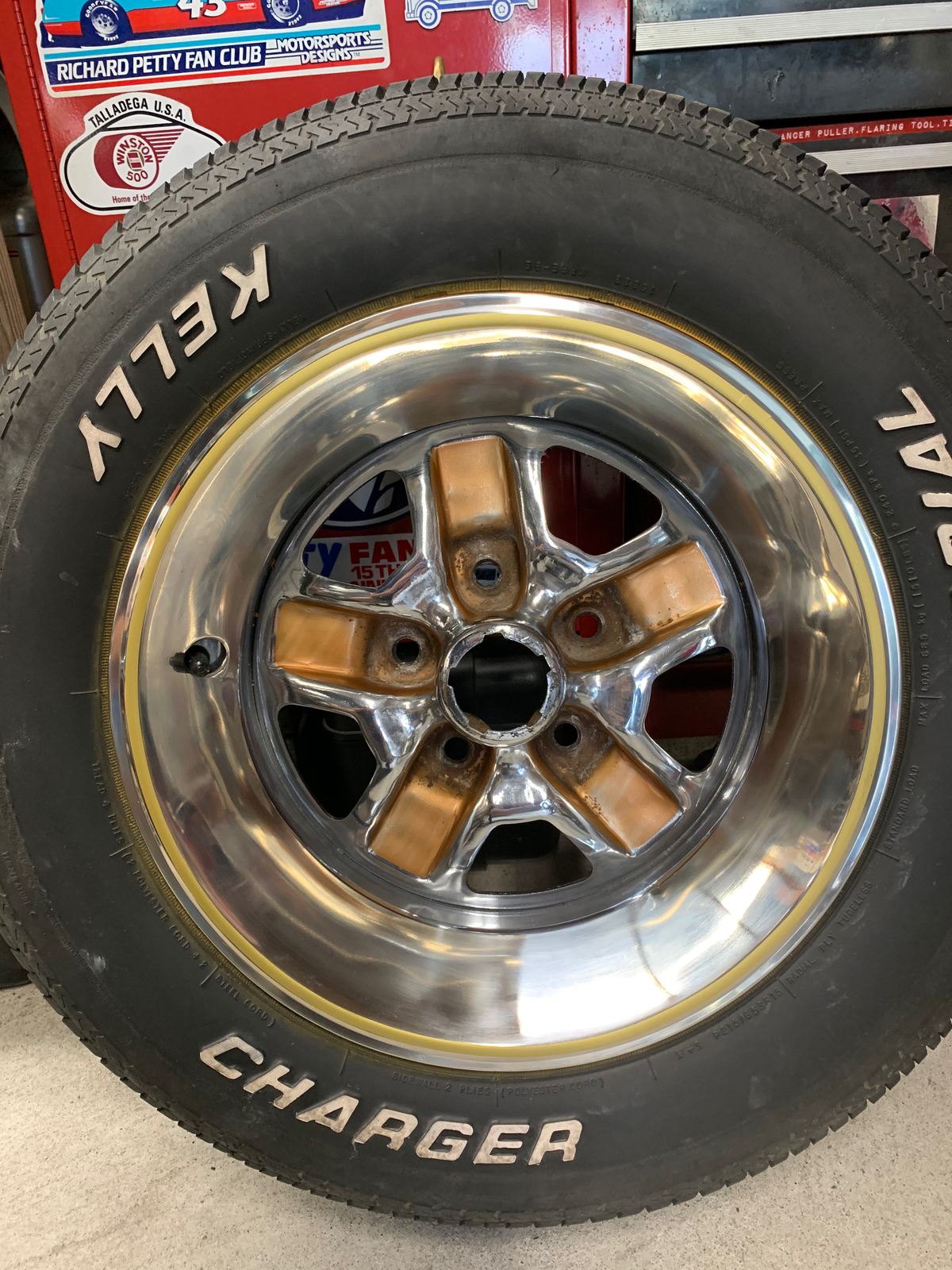 CHEVY PONTIAC GM 15x7 15x8 RALLY WHEEL TRIM RINGS DEEP DISH BEAUTY RIMS