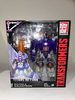 Transformers Generations Titans Return Nucleon & Galvatron MISB New 2015