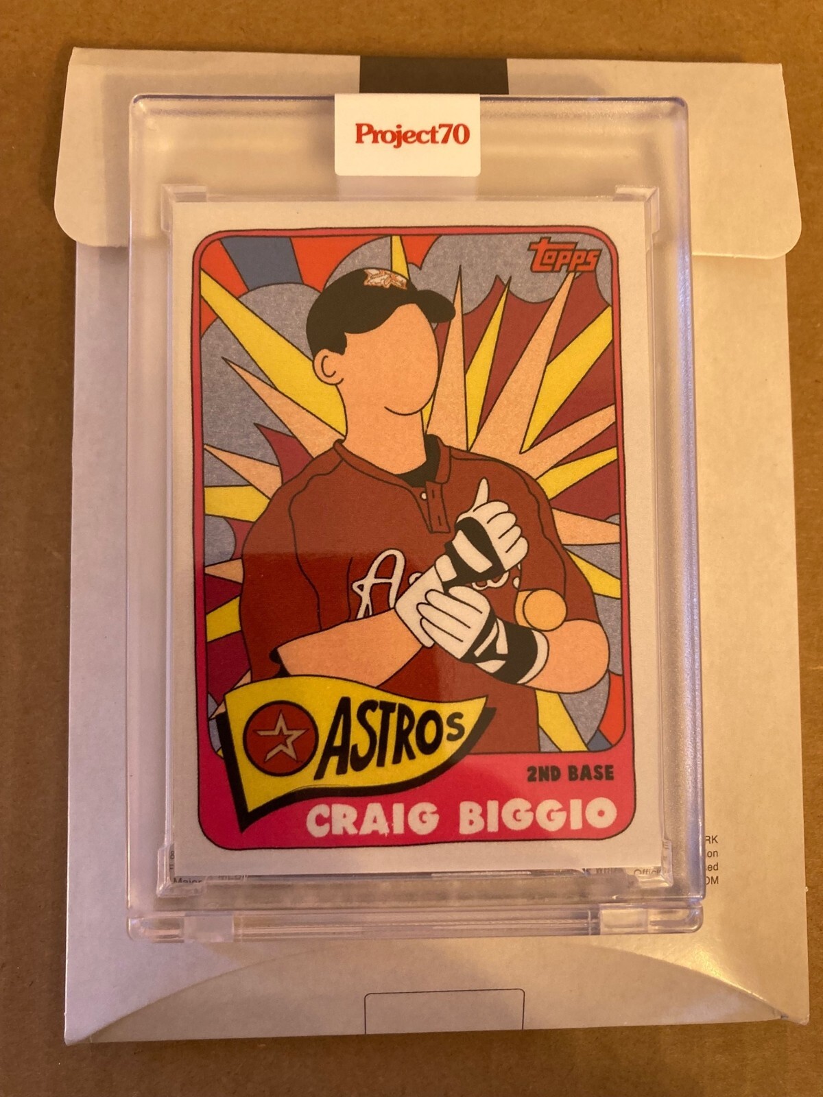 Topps Project 70 #62 Craig Biggio by Fucci Card w/ Box Topps Project 70 #62 Craig Biggio by Fucci Card w/ Box