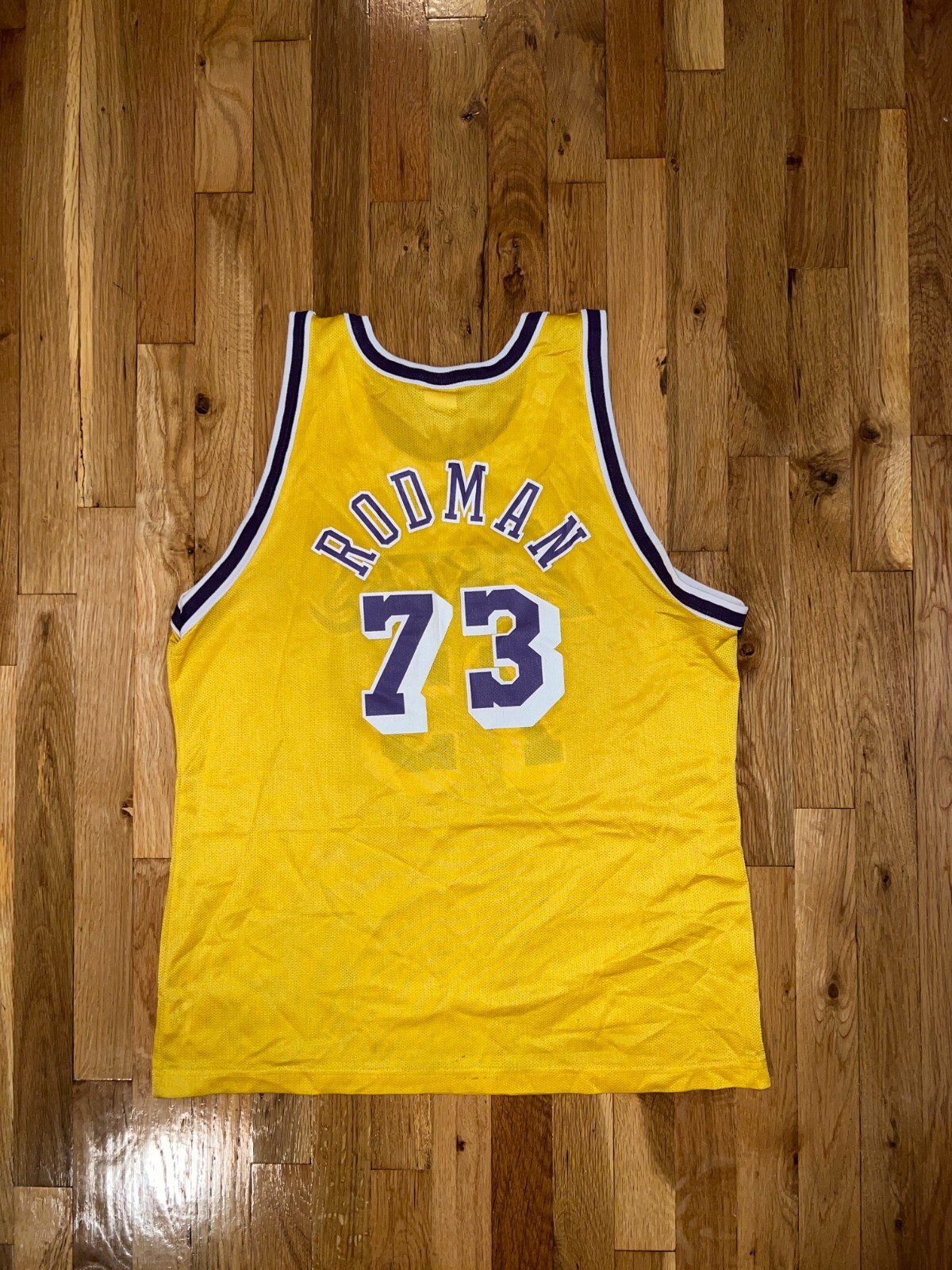 値下げ交渉あり‼️Lakers RODMAN 73 XLジャージ Los Angeles Lakers #73 Dennis Rodman Basketball Jersey Men's