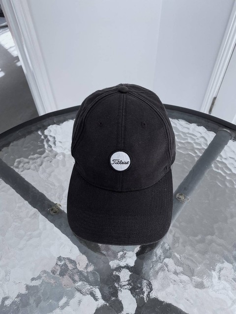 Black Titleist Baseball Golf Cap Sport 