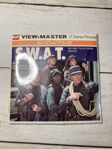 S.W.A.T. 1975 ABC TV SERIES 3d View-Master 3 Reel Packet NEW