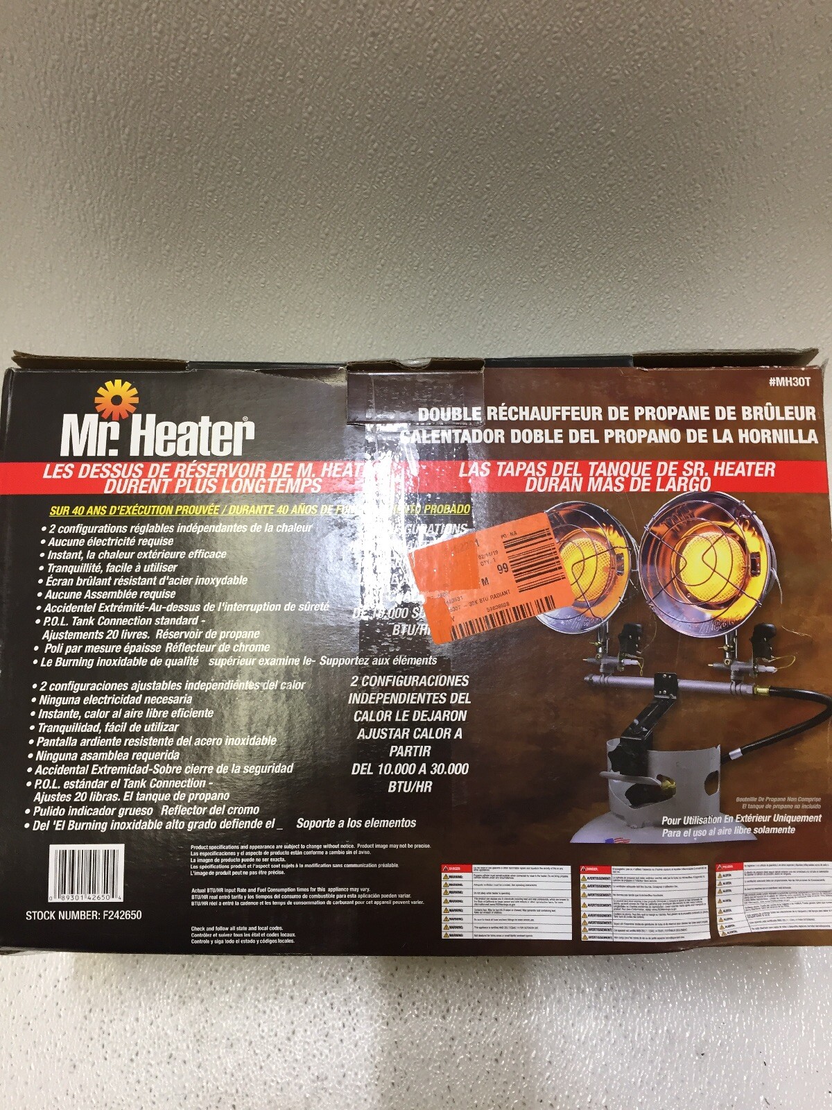 Mr. Heater Double Tank Top Heater F242650