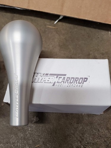 Battlecraft Hyper Tear Drop Shift Knob | Silver | Aluminum