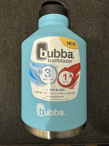 Bubba 84 Oz Island Teal Insulated Stainless Steel Water Bottle with Screw Cap