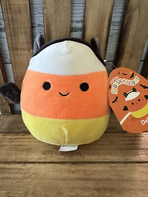 Squishmallow Delie The Candy Corn Bat 5'' Halloween 2022  NWT Stuffed Plush