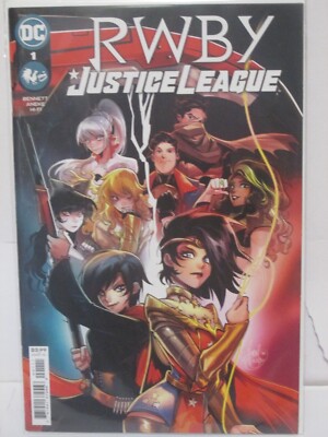 RWBY Justice League 1  MIRKA ANDOLFO cover DC COMICS 2021