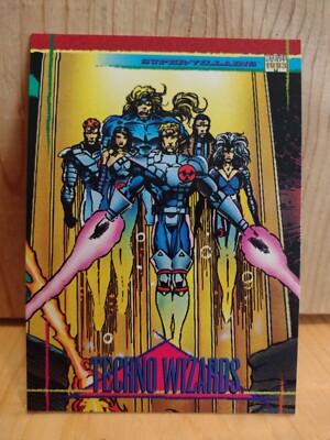 1993 Marvel   #128 TECHNO-WIZARDS  .    MC6