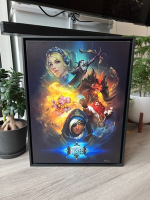 Blizzcon 2016 Key Artwork Blizzard Warcraft Overwatch Diablo (kept sealed)