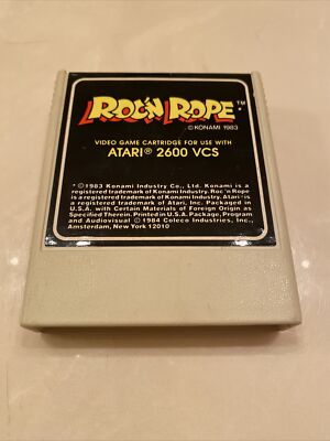 Rock Rockin Rocking Roc'n Rocn Rope Atari 2600 Video Game Cartridge Only Tested
