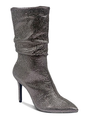 

Женские черные ботильоны на шпильках Raquell с напуском по всей поверхности TRAFIA SODI 6M, Черный, 10011157500