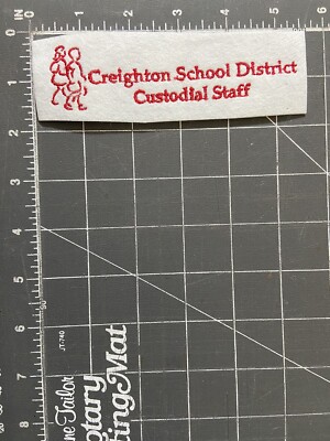 Creighton School District Custodial Staff Patch Phoenix Arizona AZ CSD Custodian
