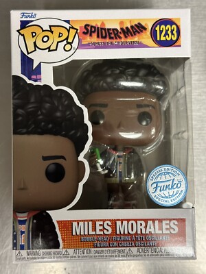 Funko Pop! MILES MORALES #1233 Across The Spider Verse Target Exclusive!