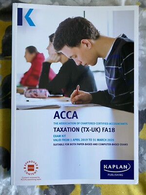 ACCA TX (F6) Kaplan Exam Kit & Pocket Notes FA18 - Brand New