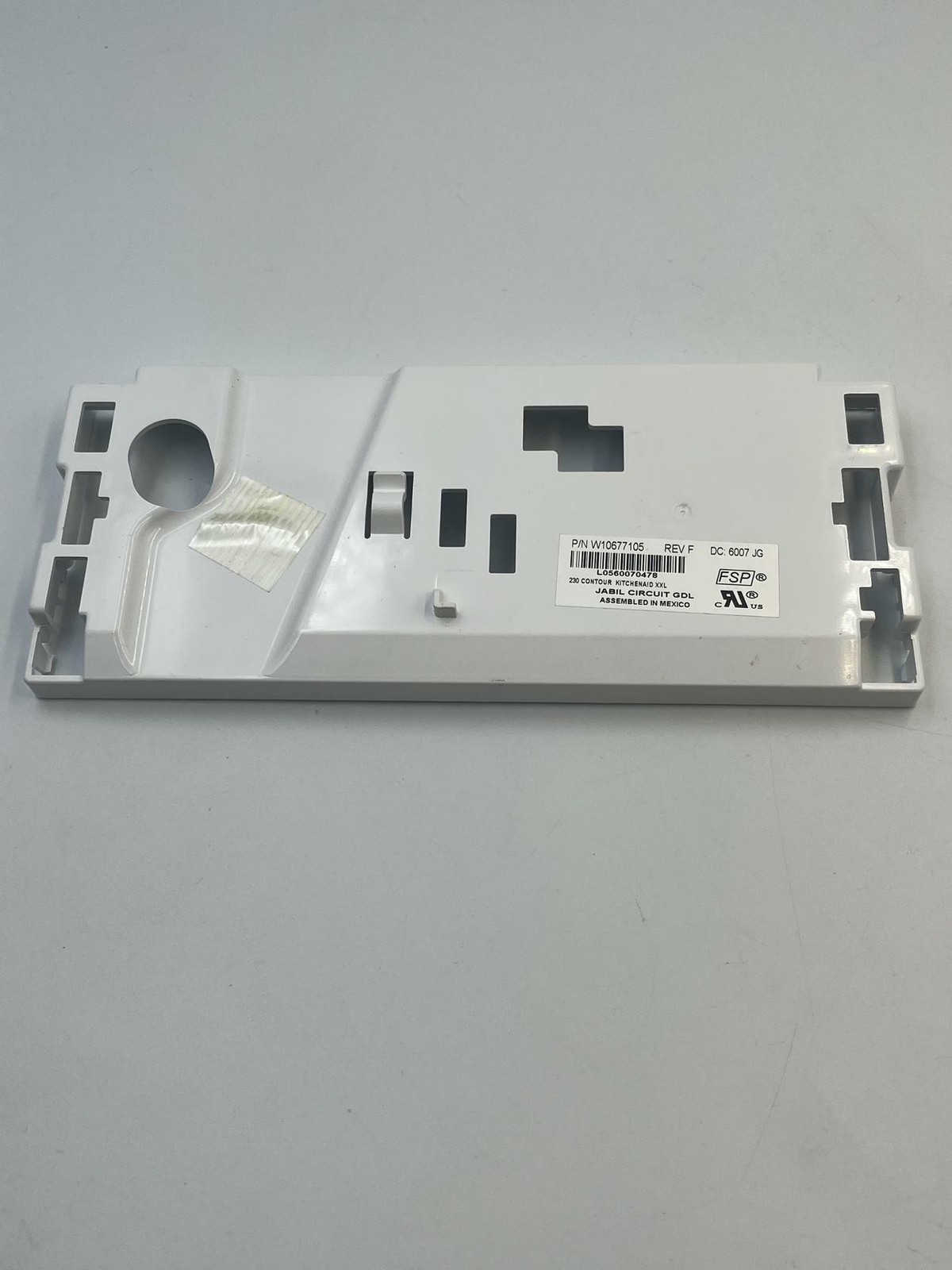 Whirlpool Dishwasher Control Board Cover W10254218 (KW-9)