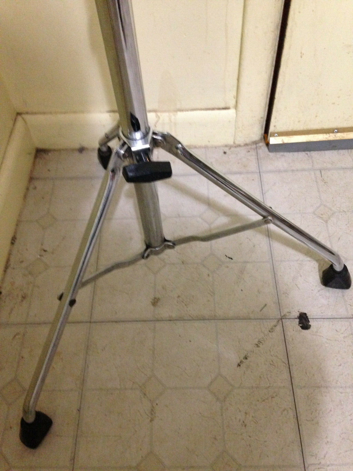 Ludwig Hercules Straight Crash/Ride Cymbal Stand Vintage 70s Tube-Leg Tripod USA