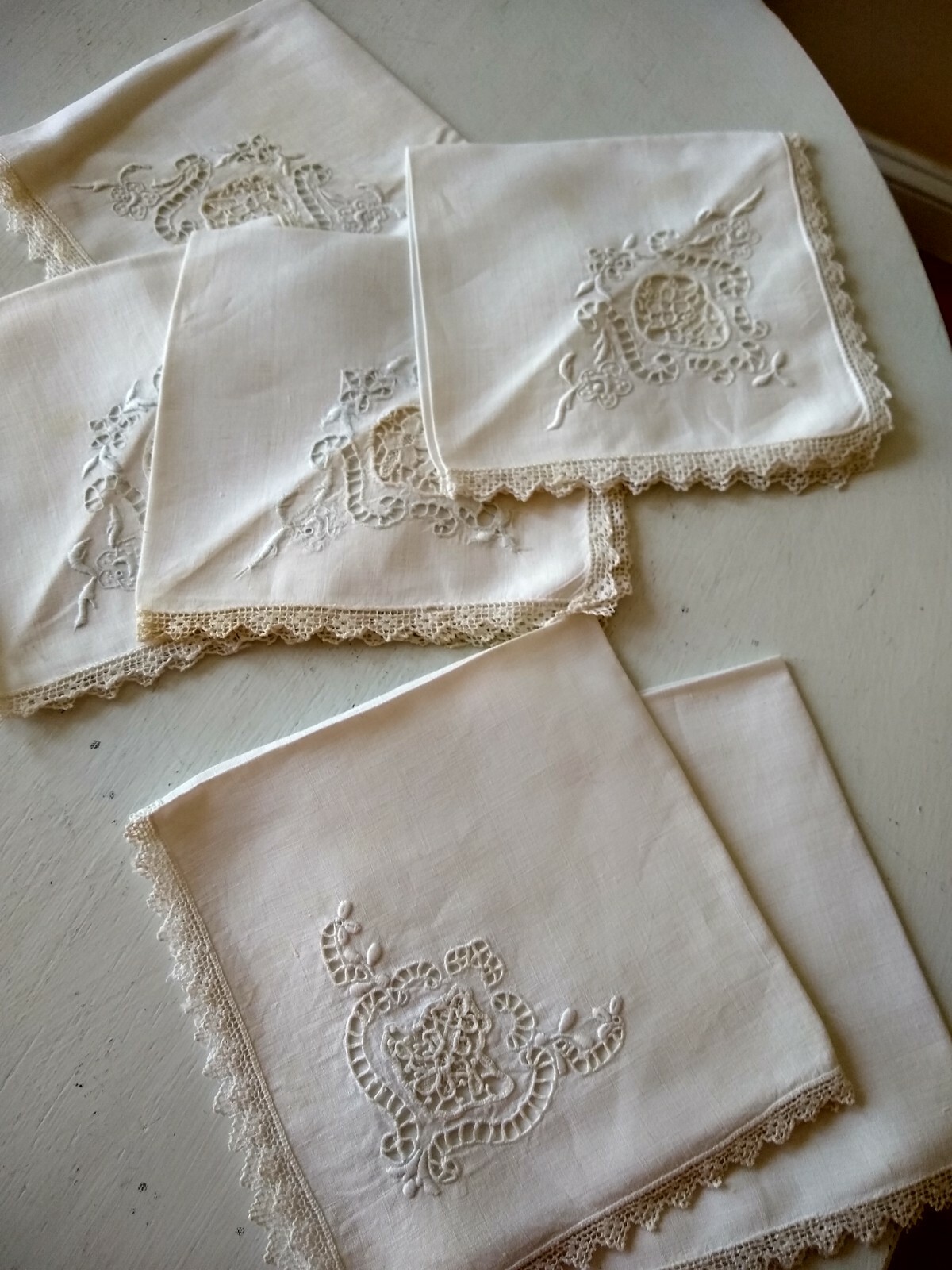 20 Vintage Linen Napkins Lot