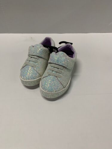 White/purple Glitter Size 9 New