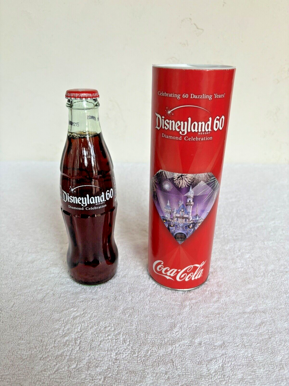 Coca Cola Disneyland Diamond Celebration 60th Anniversary Coke