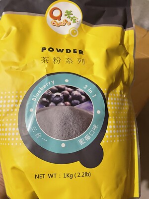 Qbubble Blueberry 3in1 Tea Powder