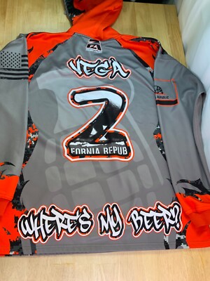 Men s Big & Tall Hoodie Sz 2XL CA Theme says Another Bad Ideal/Where s My Beer*