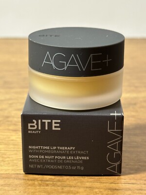 Bite Beauty Nighttime Lip Therapy Agave .5 oz / 15 g New in Box NIB
