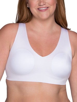 Vanity Fair Women's Beyond Comfort Sleek and Smooth Simple Sizing Wireless Large