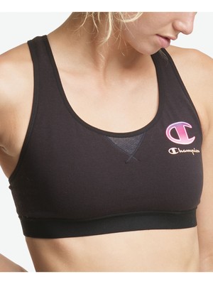 

Спортивное бра CHAMPION Intimates черного цвета со средней посадкой и вырезом-борцовкой, размер, Черный, B1429G586647