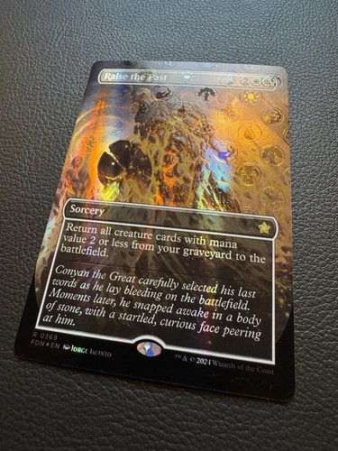 Raise the Past - Mana Foil - Borderless #369 (NM