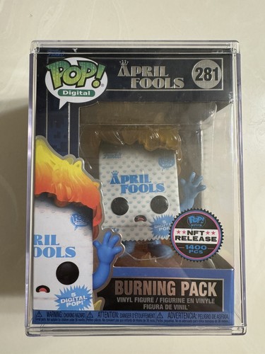 pop☆ Funko POP Digital April Fools #281 Burning Pack Legendary LE