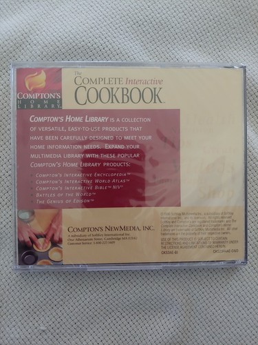 The Complete Interactive Cookbook By Compton's Home Library