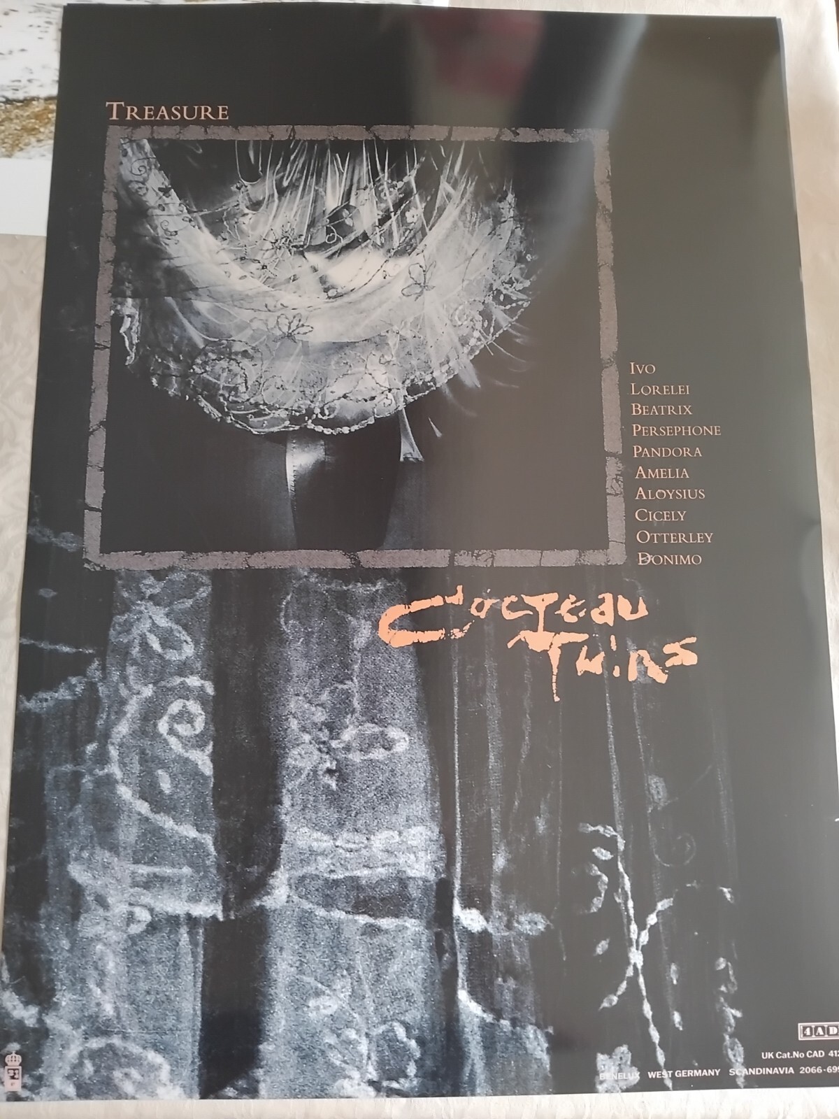 Cocteau Twins - Treasure - B2 Art Poster (4AD) | eBay
