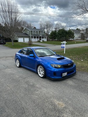 2013 Subaru Impreza Sedan Blue AWD Manual WRX