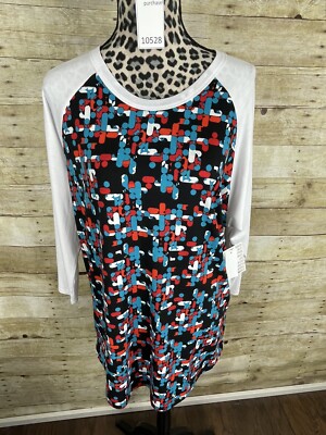 LuLaRoe Size 2XL NEW NWT Randy Baseball Raglan