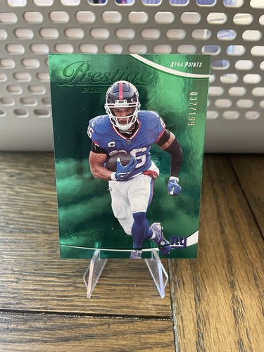 2023 Panini Prestige Saquon Barkley Xtra Points Green #/199