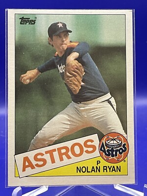 1985 Topps Nolan Ryan Houston Astros #760