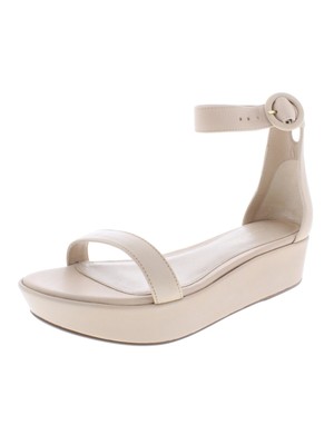 

STUART WEITZMAN Женские бежевые кожаные сандалии-капри на платформе 1-1/2 дюйма, размер 7,5 м, Бежевый, CAPRI