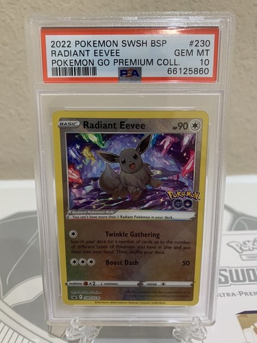 2022 Pokemon GO Radiant Eevee Promo Holo Rare SWSH230