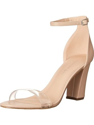 

MADDEN GIRL Женские бежевые модельные сандалии Beella с открытым носком на блоке и пряжкой, размер 7,5 м, Бежевый, BEELLA-L