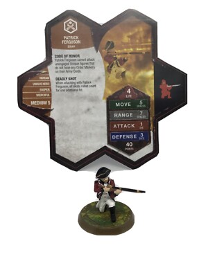 Heroscape Patrick Ferguson Custom C3V SOV
